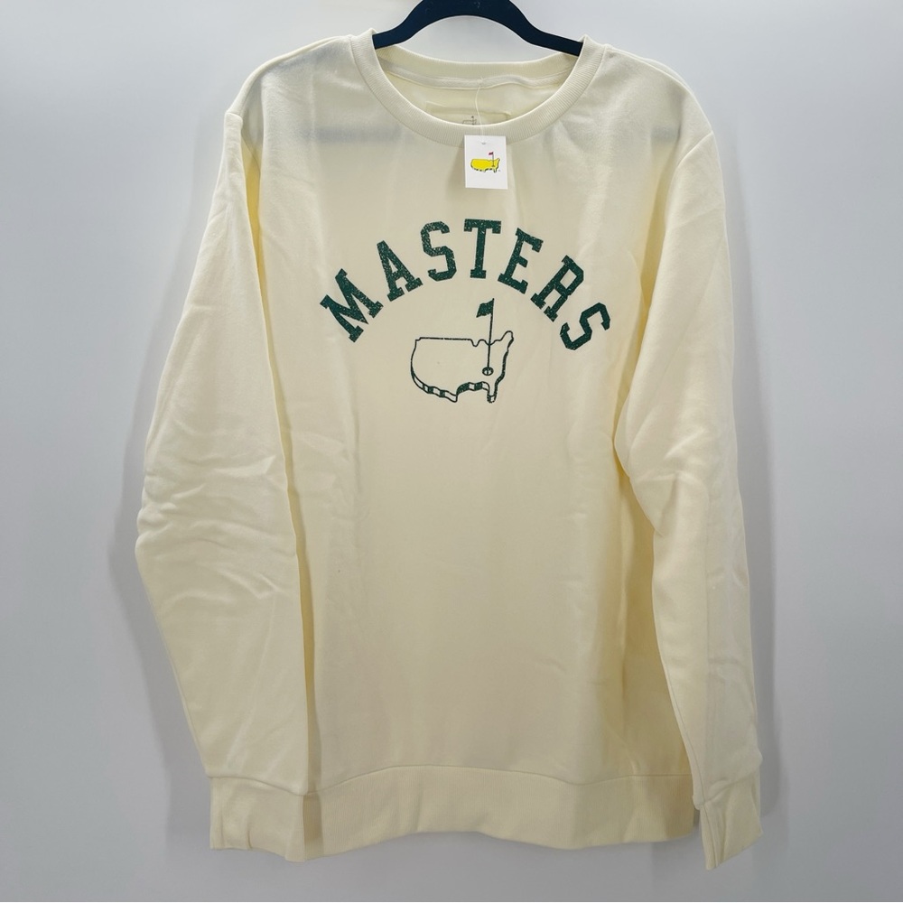 NWT Master’s Golf 2025 Yellow Crewneck Sweatshirt XL